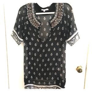 Calypso St. Barth sheer black patterned dress SOLD OUT